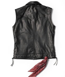 Piston Leather Vest Men